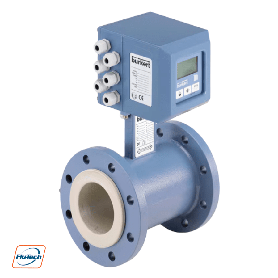 Bürkert – Type 8055 - Electro-Magnetic Flowmeter with a Flange - บริษัท ฟลูเทค จํากัด - @flutech.co.th - ตัวแทนจําหน่าย Burkert Thailand Authorized Distributor