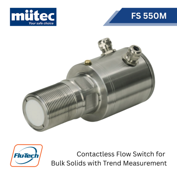 Mütec - FlowSwitch FS 550M - Contactless Flow Switch for Bulk Solids with Trend Measurement - บริษัท ฟลูเทค จํากัด - @flutech.co.th