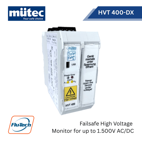 Mütec - HVT HVT 400-DX - Failsafe High Voltage Monitor for up to 1.500V ACDC - บริษัท ฟลูเทค จํากัด - @flutech.co.th