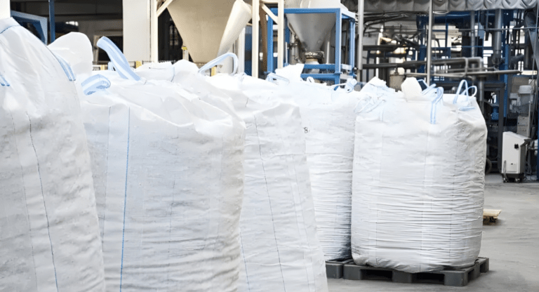 Supersacks filled and ready to go - AirSweep - FLUTECH CO., LTD.