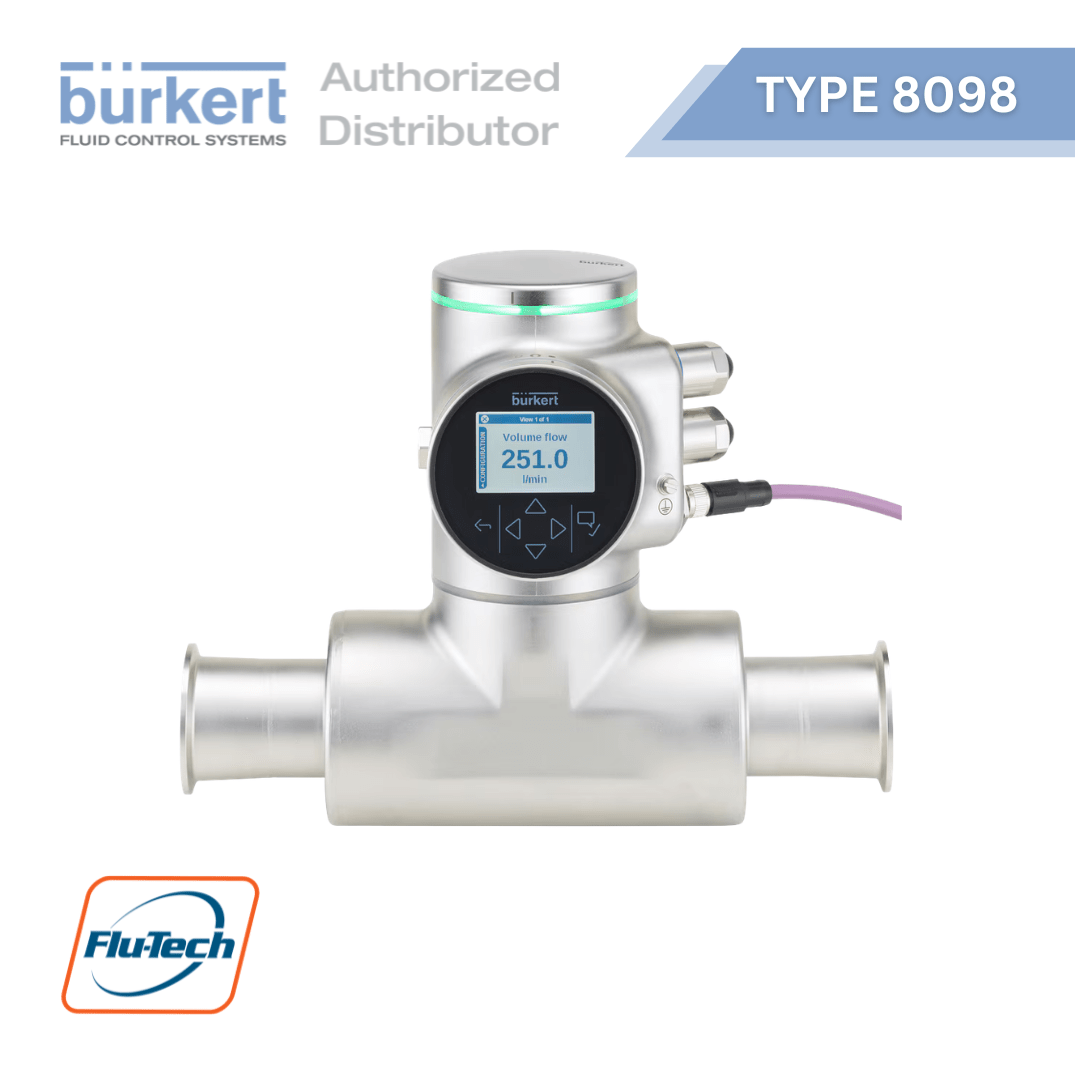 จําหน่ายเครื่องวัดอัตราการไหล Burkert - Type 8098 - FLOWave SAW flowmeter - ตัวแทนจำหน่ายอย่างเป็นทางการ - บริษัท ฟลูเทค จํากัด - @flutech.co.th (8)