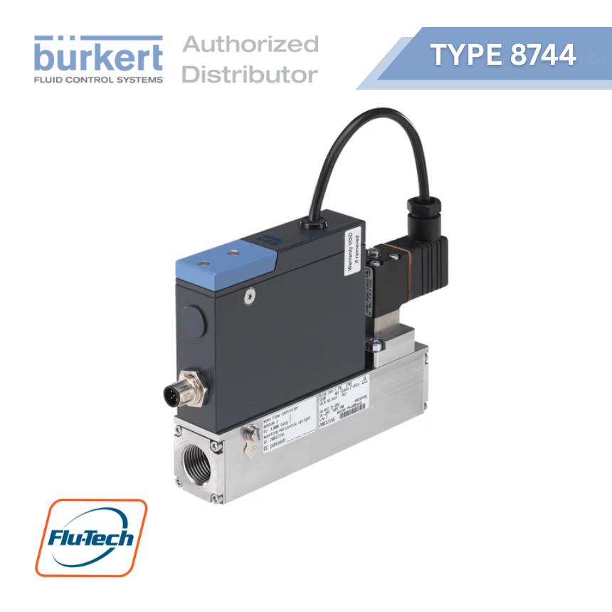 Burkert - Type 8744 - Mass flow controller (MFC)_mass flowmeter (MFM) for gases - ตัวแทนจำหน่ายอย่างเป็นทางการ - บริษัท ฟลูเทค จํากัด