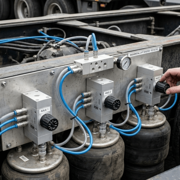 ระบบควบคุมการขึ้น-ลงของถุงลมตามลำดับ (Sequential Air Suspension Control)