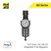 Master Pneumatic - 60 Series - Integrated Filter Regulator - ตัวแทนจำหน่ายอย่างเป็นทางการ - บริษัท ฟลูเทค จํากัด - @flutech.co.th