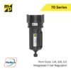 Master Pneumatic - 70 Series - Integrated Filter Regulator - ตัวแทนจำหน่ายอย่างเป็นทางการ - บริษัท ฟลูเทค จํากัด - @flutech.co.th