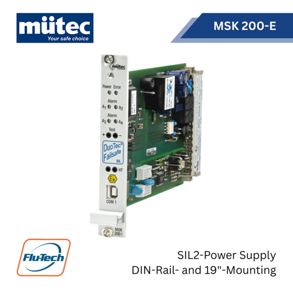 Mütec - MSK 200-E - SIL2-Power Supply - บริษัท ฟลูเทค จํากัด - @flutech.co.th