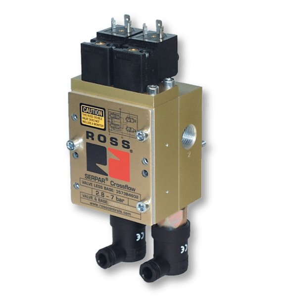 ROSS Controls® - Double Valves with or w_o Pressure Switches, Ports 1_4 to 3_4 Crossflow 35 Series - Flutech Co., Ltd.