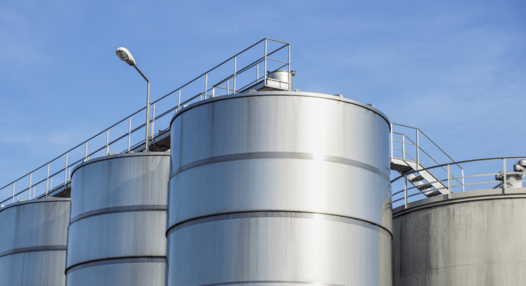 Control Concepts Stainless Silo for Bulk Material Handling - Flu-Tech Co., Ltd.
